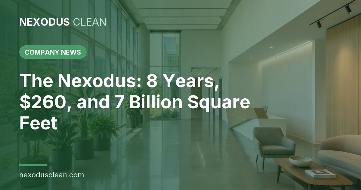 The Nexodus: 8 Years, $260, and 7 Billion Square Feet